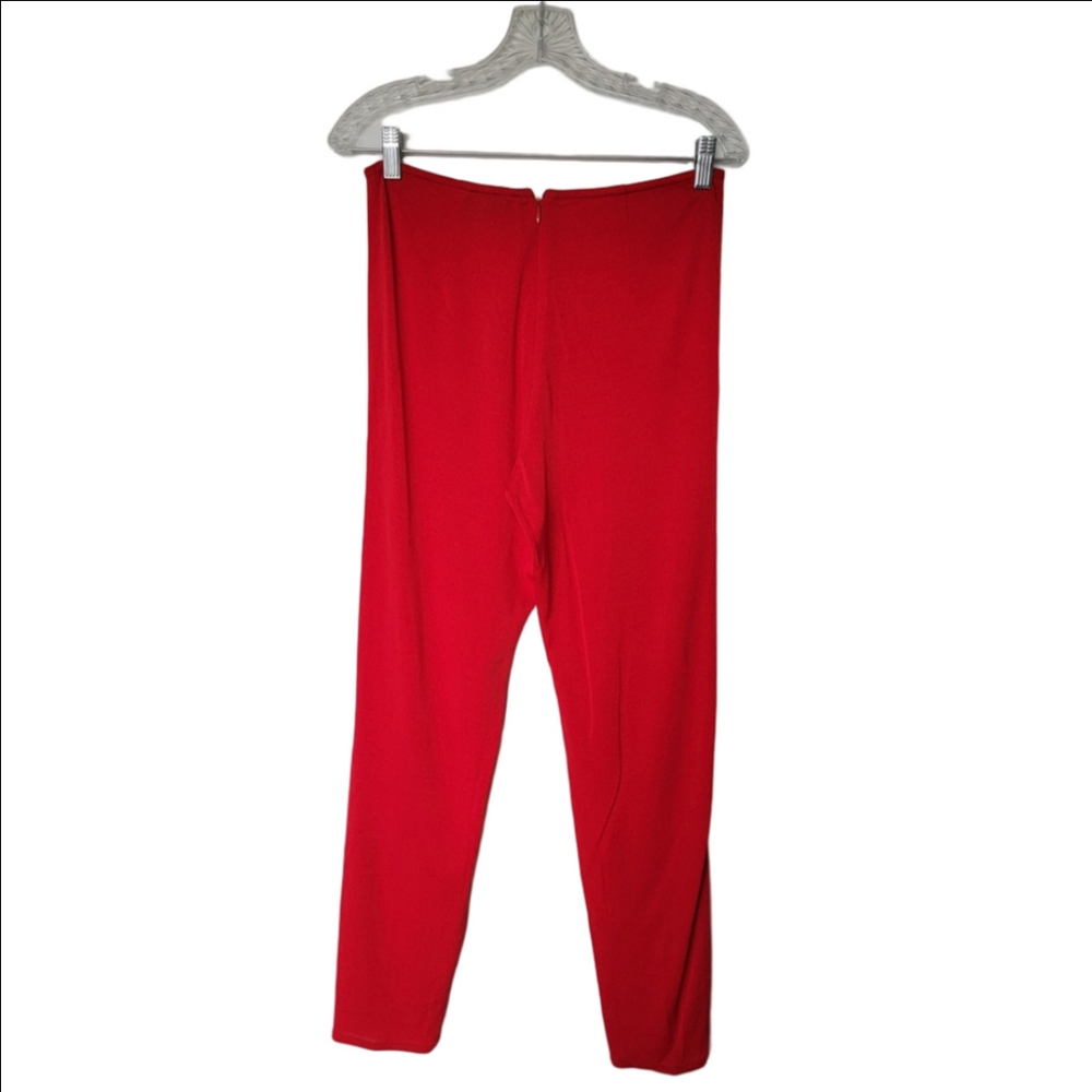 Women's Holiday Party Red Pants - Picture 8 of 8
